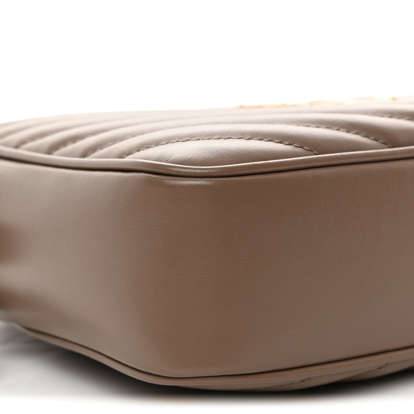 Calfskin Matelasse Monogram Lou Camera Bag Taupe