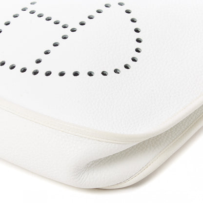 Hermes Taurillon Clemence Evelyne GM White 4 of 11