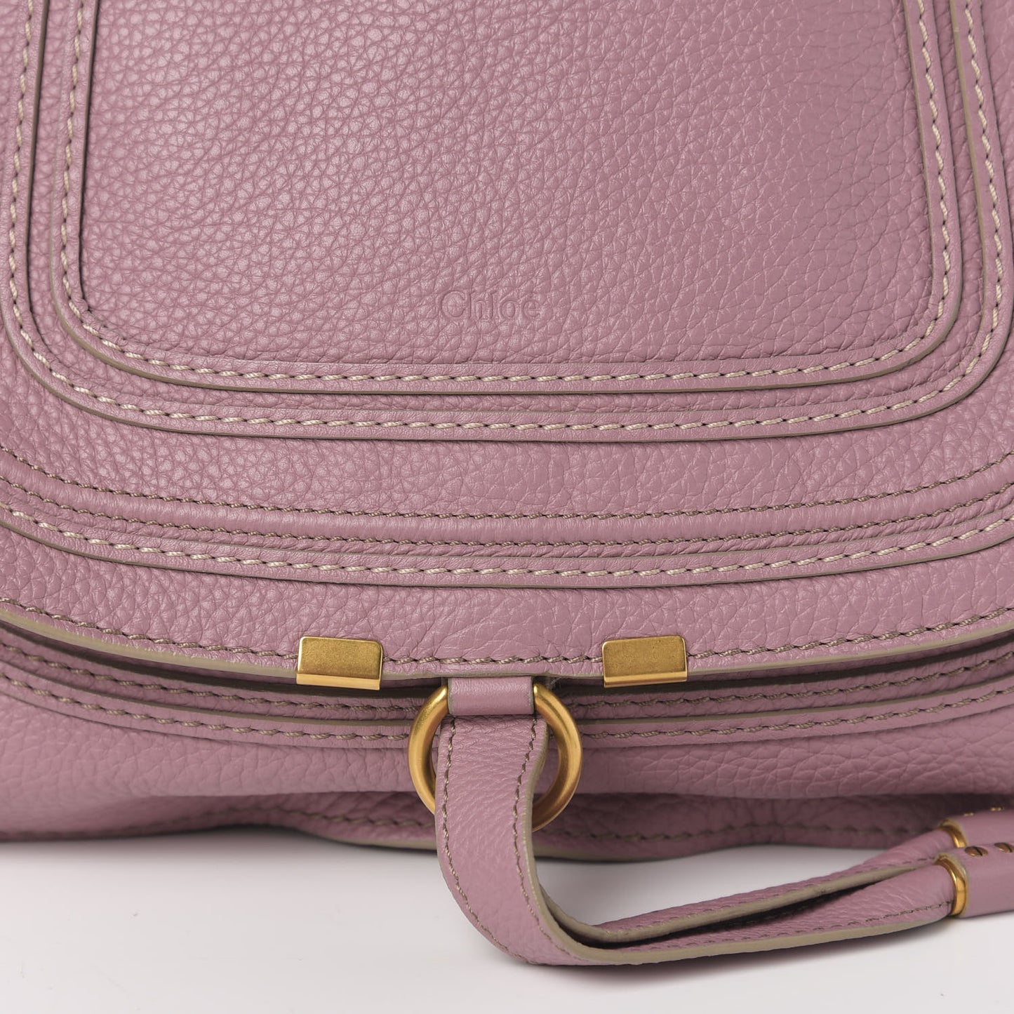 Calfskin Medium Marcie Satchel Velvet Mauve