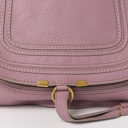 Chloe Calfskin Medium Marcie Satchel Velvet Mauve 10 of 10