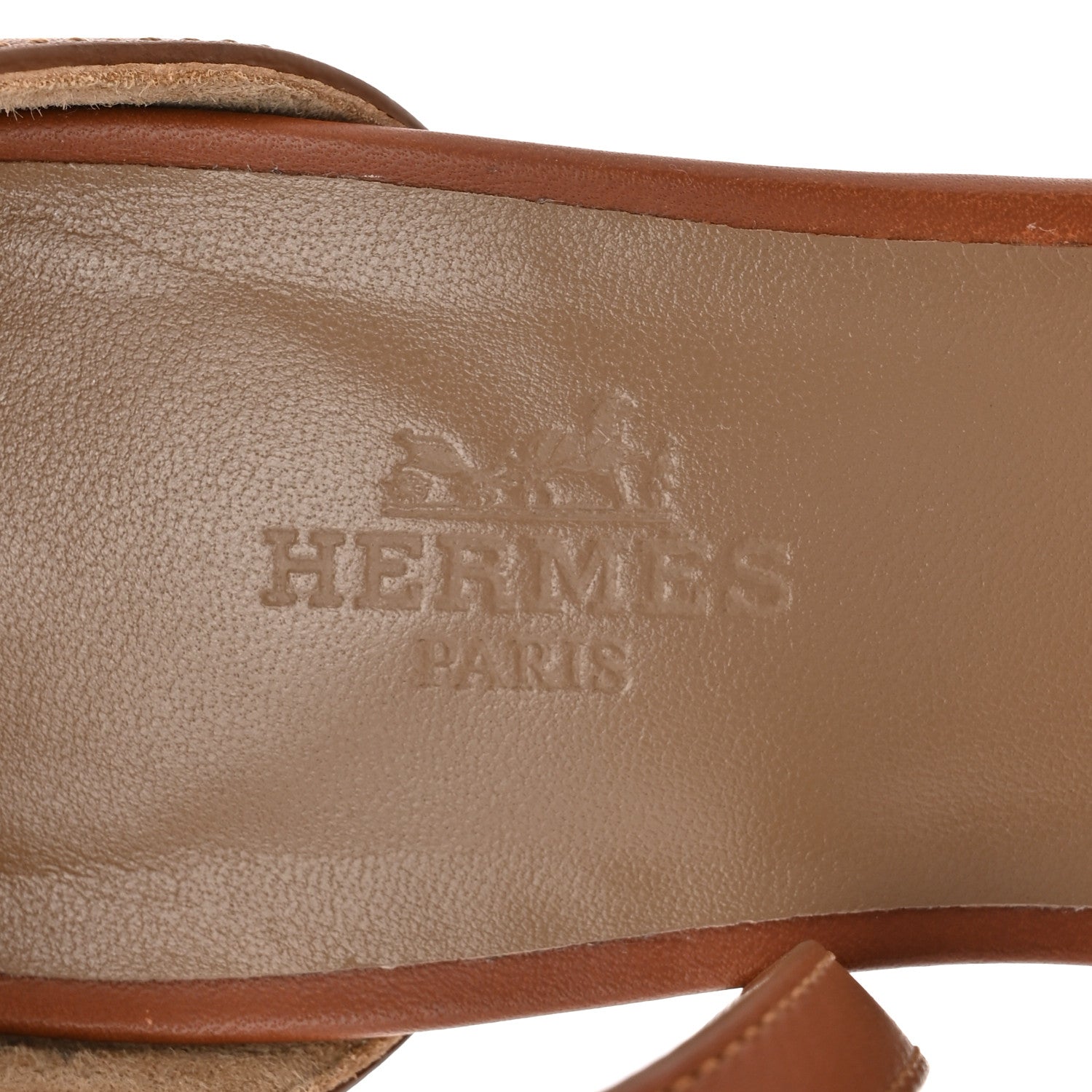 Hermes Calfskin Legend Wedge Sandals 36 7 of 10