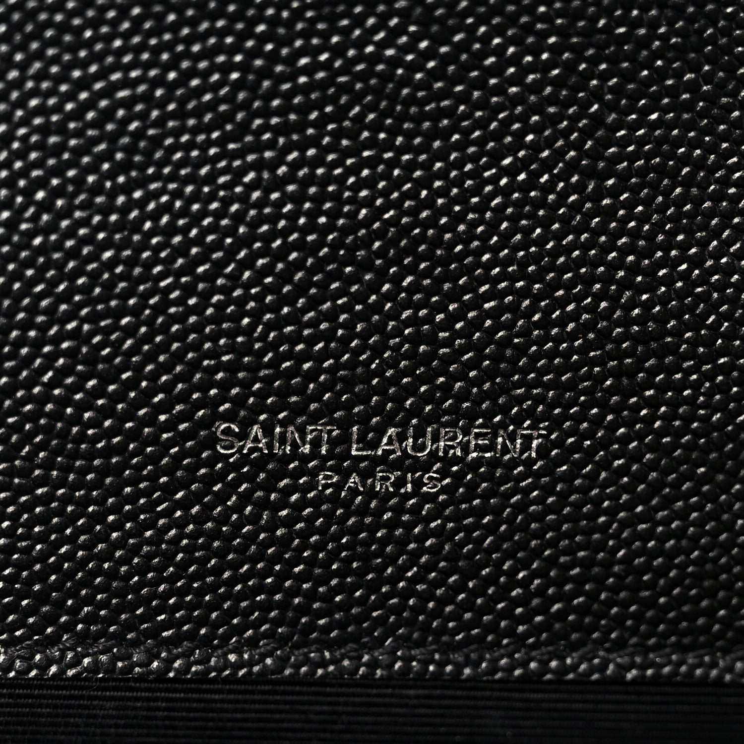 Saint Laurent Grain De Poudre Medium Classic Monogram Kate Satchel Black 6 of 11