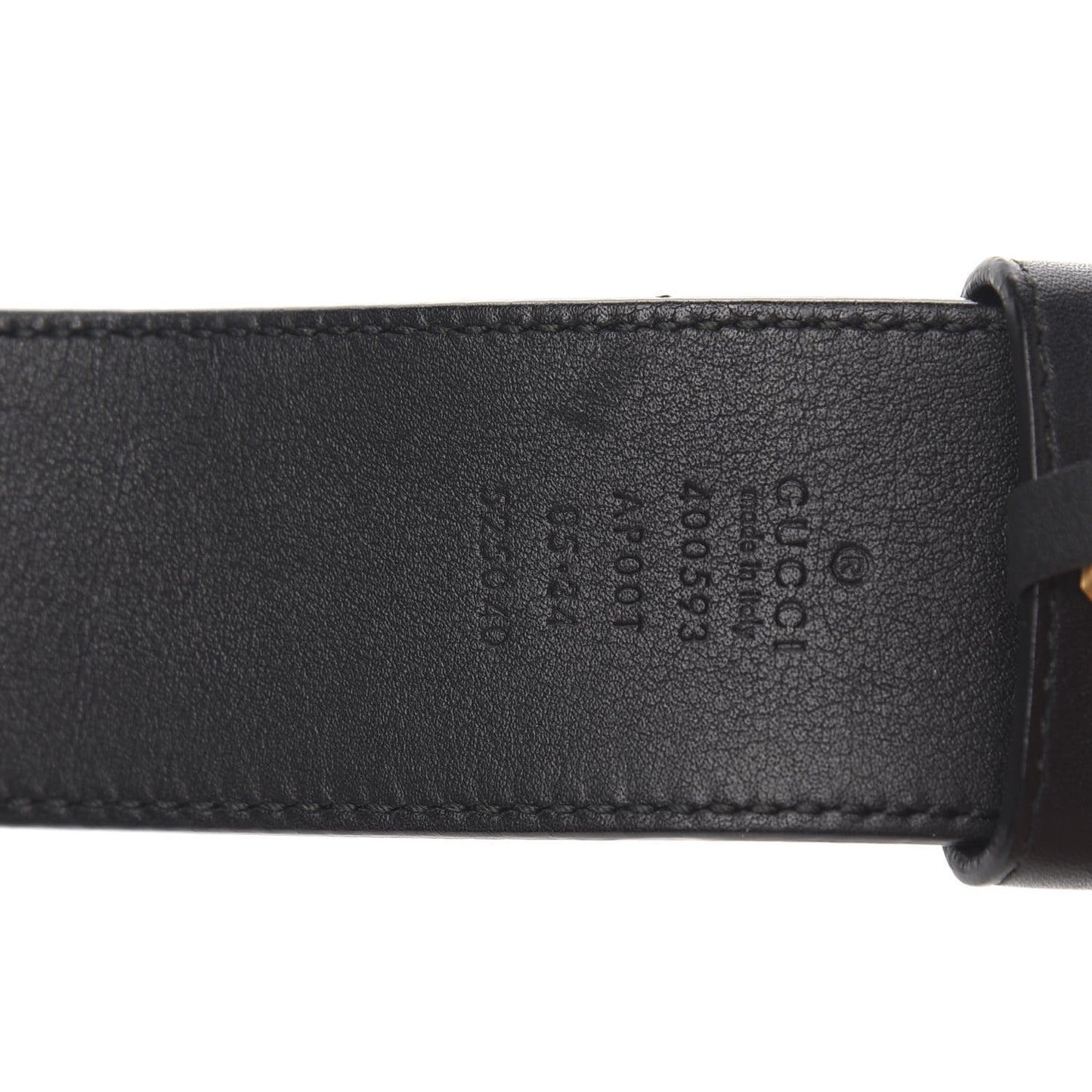 Calfskin Double G 40mm Belt 85 34 Black