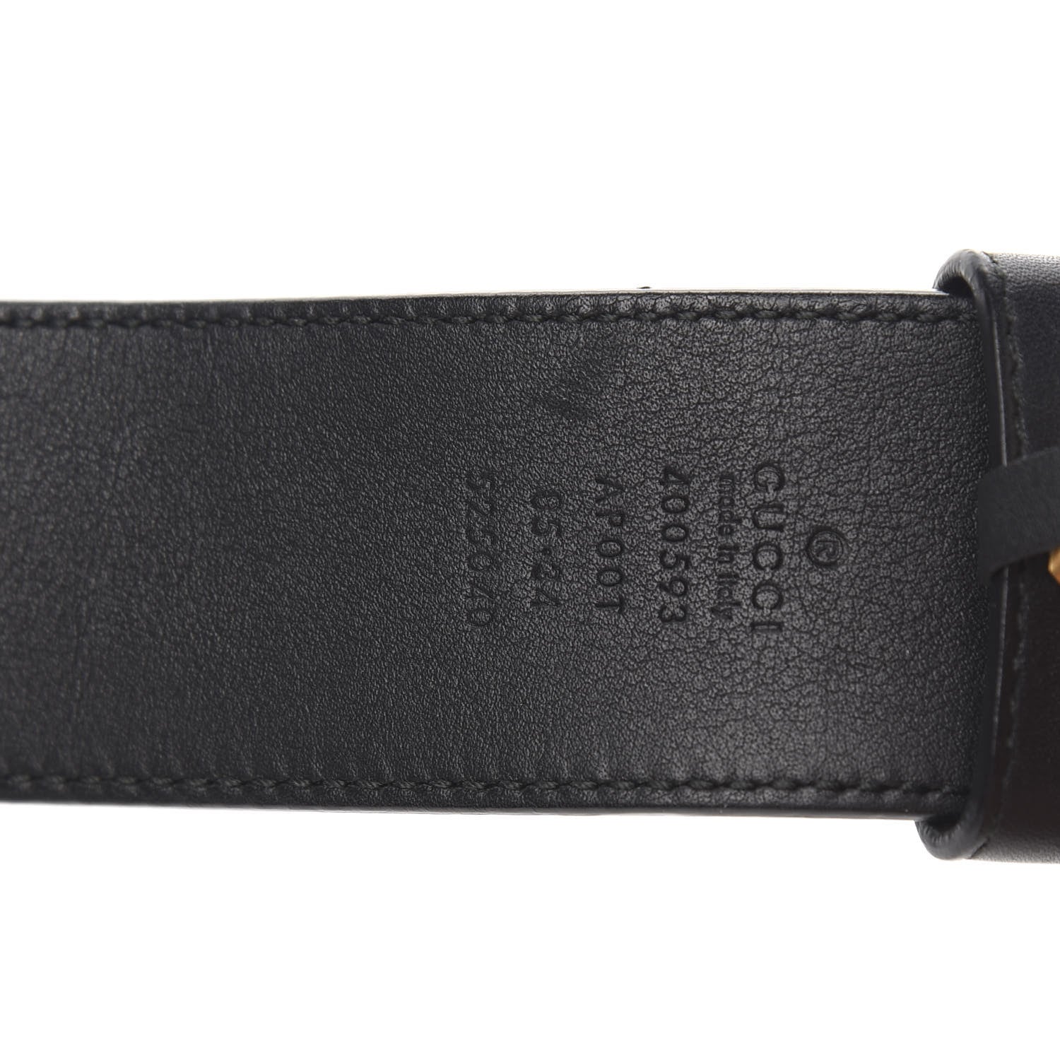Gucci Calfskin Double G 40mm Belt 85 34 Black 5 of 5
