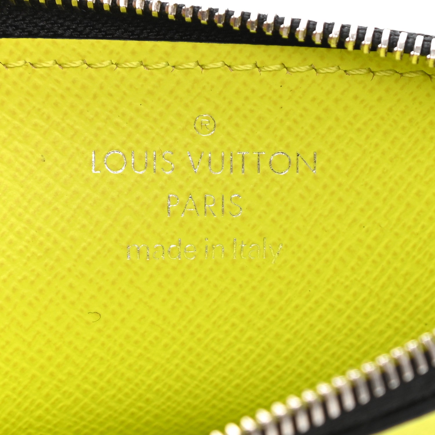 Louis Vuitton Monogram Taiga Coin Card Holder Yellow 6 of 8