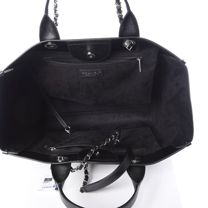 Chanel Caviar Medium Studded Deauville Tote Black 5 of 9