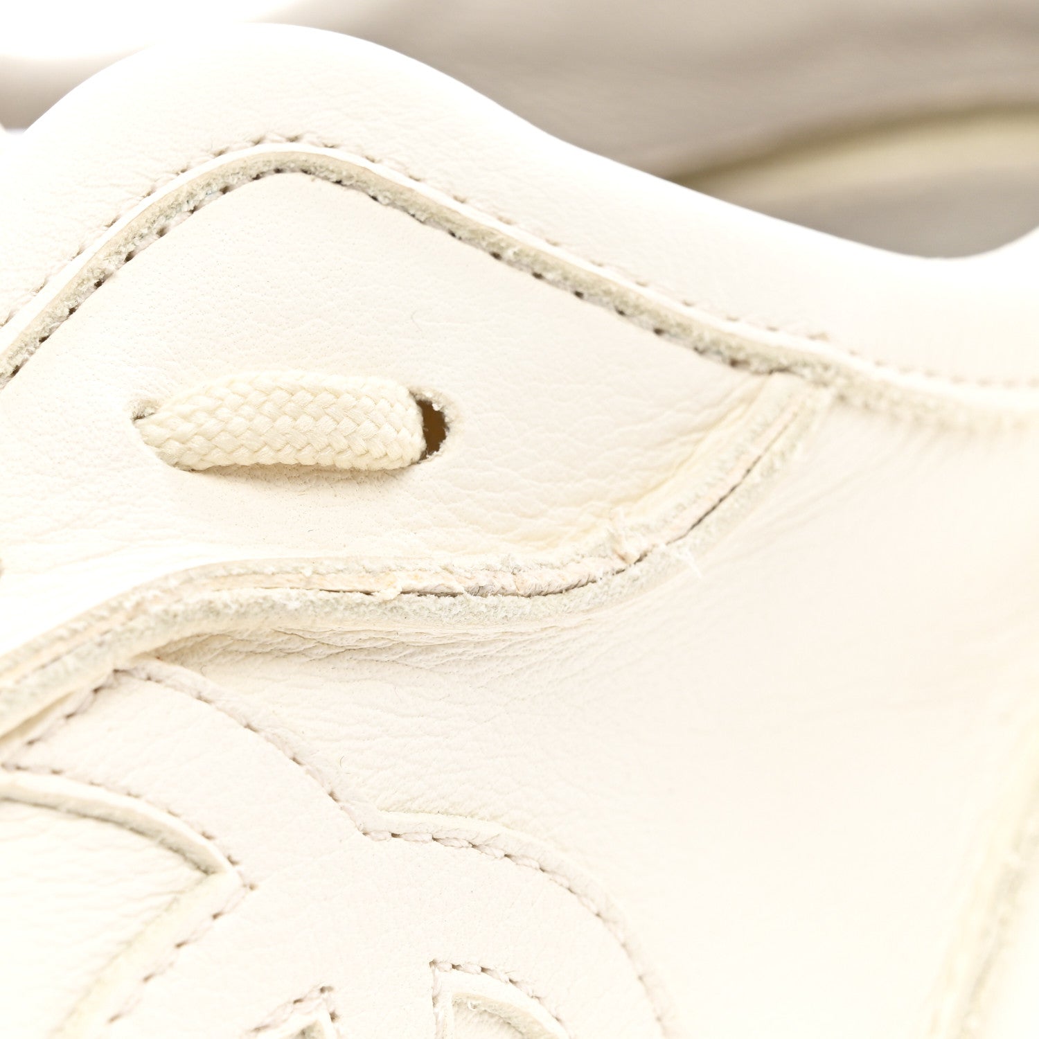 Chanel Calfskin Mens CC Sneakers 43 White 10 of 11