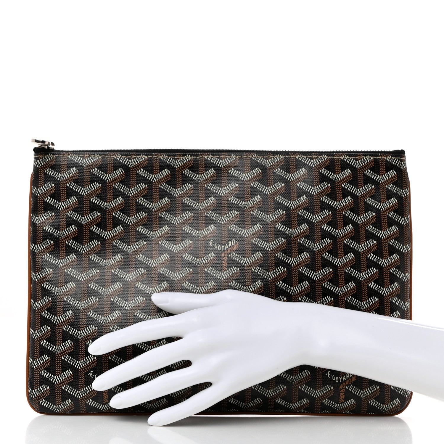 Goyard Goyardine Senat Pochette MM Black 2 of 7