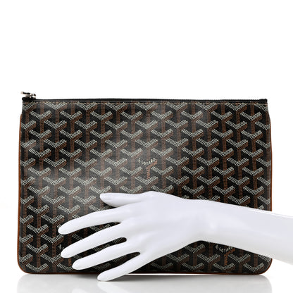 Goyard Goyardine Senat Pochette MM Black 2 of 7