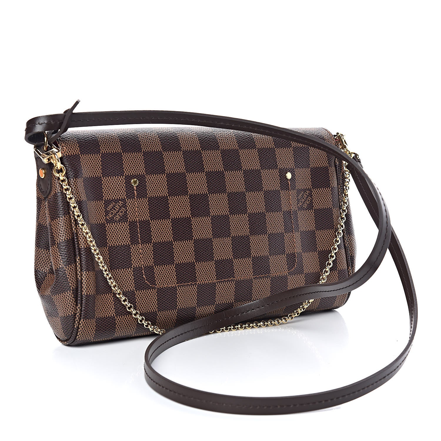 Louis Vuitton Damier Ebene Favorite MM 3 of 11