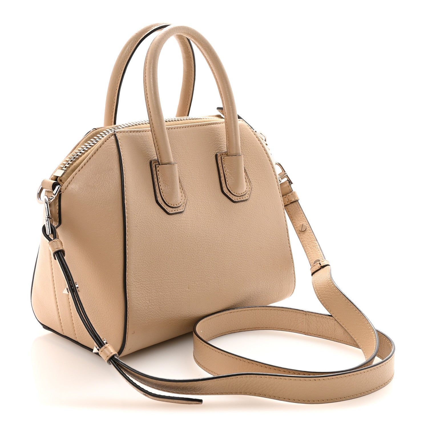 Givenchy Sugar Goatskin Mini Antigona Beige Camel 1882575