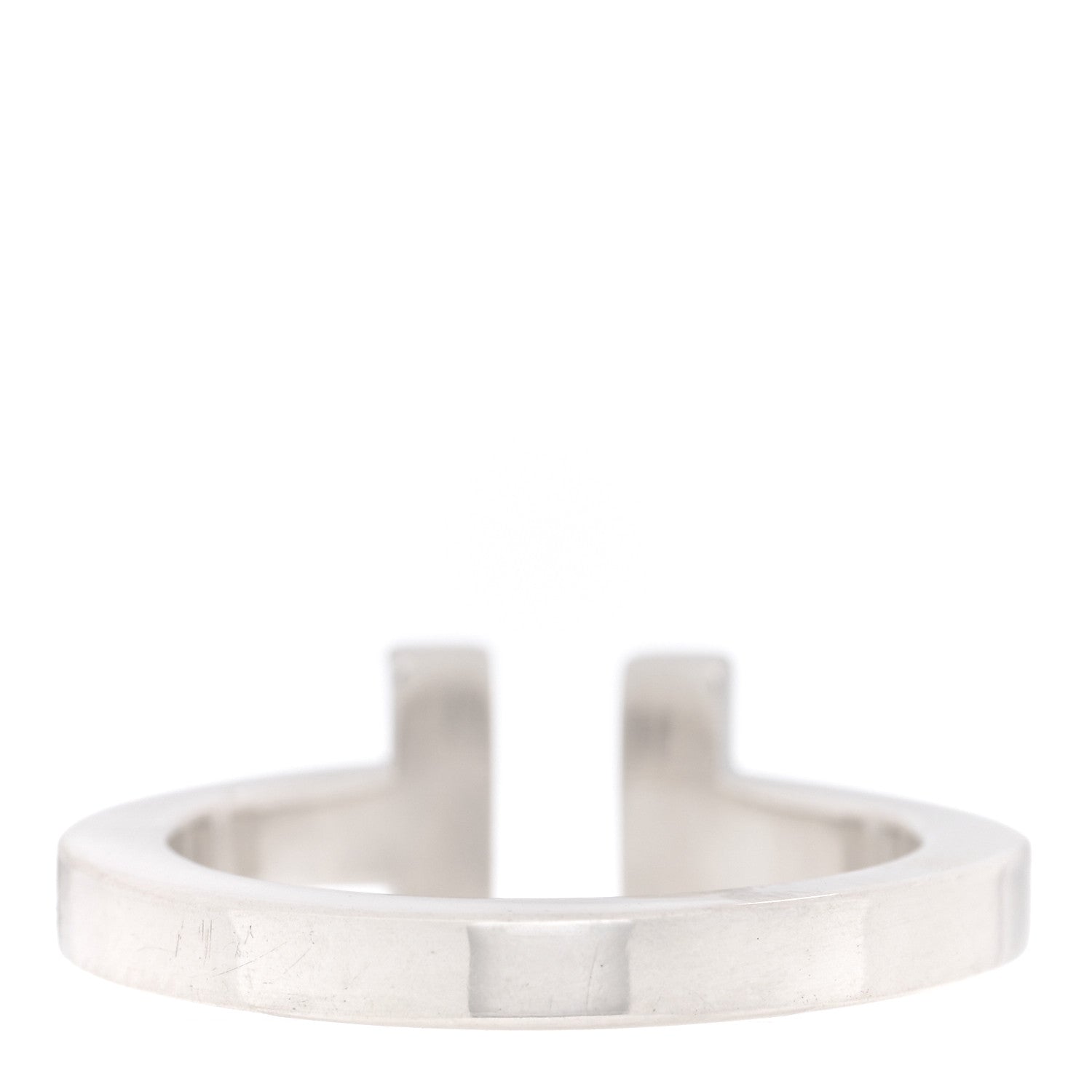 Tiffany Sterling Silver T Square Ring 49 5 3 of 4