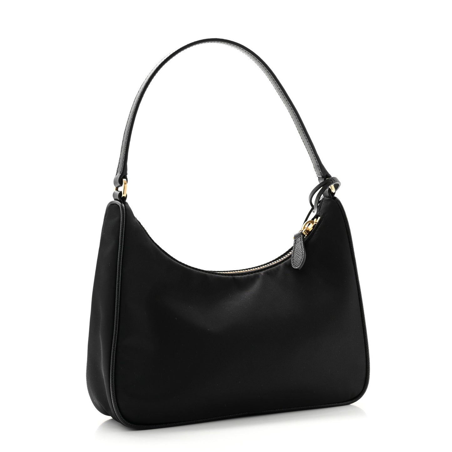 Tessuto Nylon Saffiano Mini Re-Edition 2005 Bag Black
