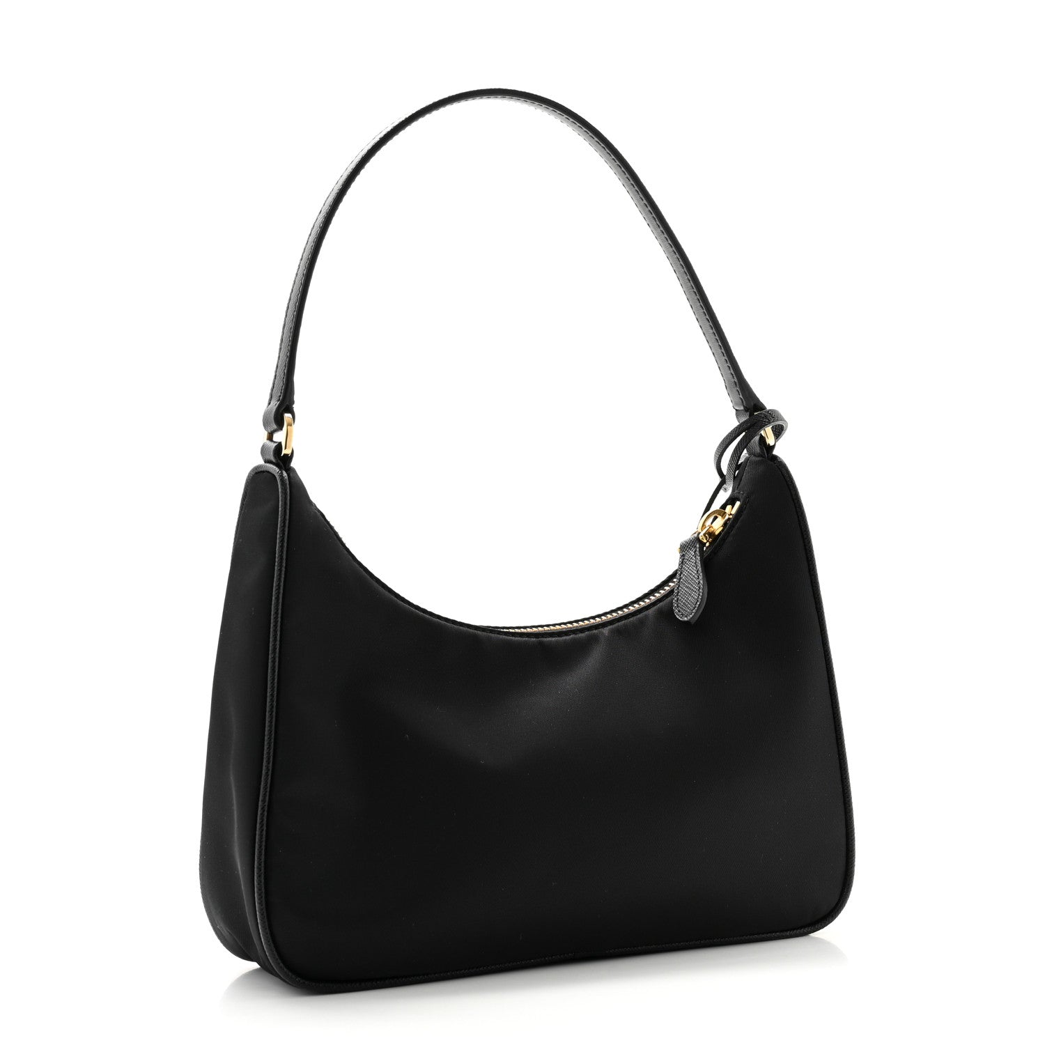 Prada Tessuto Nylon Saffiano Mini Re-Edition 2005 Bag Black 3 of 9