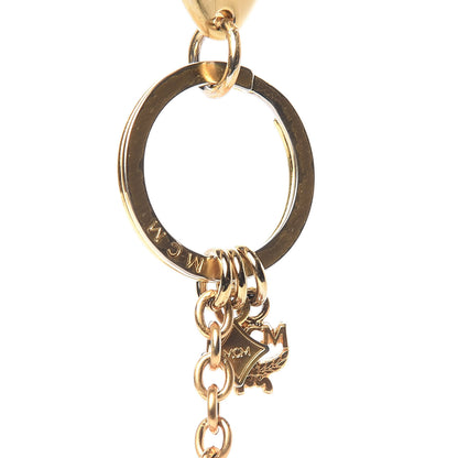 MCM Visetos Rabbit Key Ring Bag Charm Cognac 3 of 5