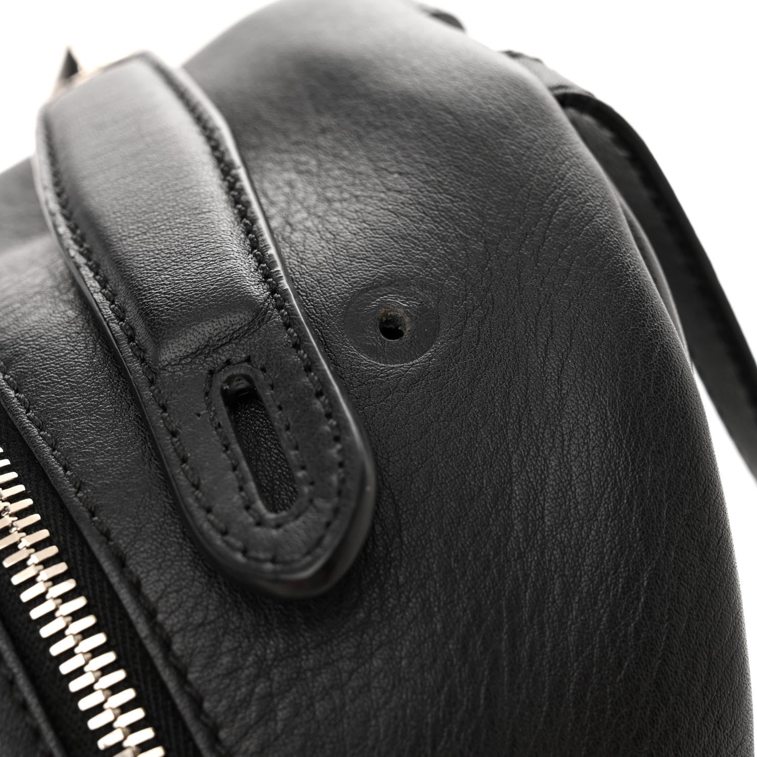 Fendi Vitello Dolce Studded Mini Backpack Black Multicolor 11 of 13