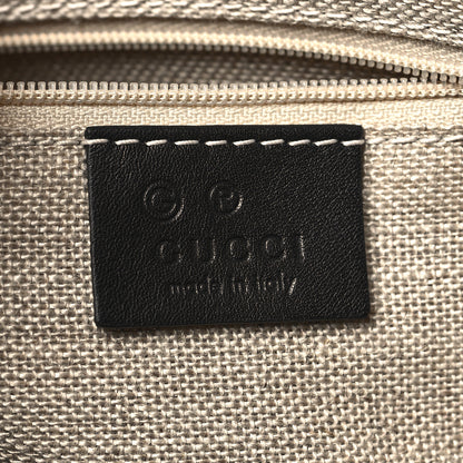 Gucci Soft Microguccissima Small Zippered Satchel Black 6 of 10