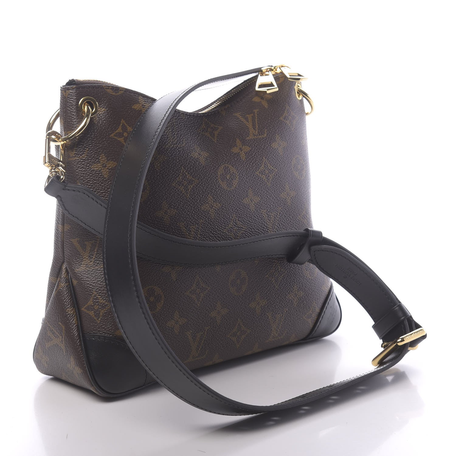 Louis Vuitton Monogram Odeon PM Black 3 of 9