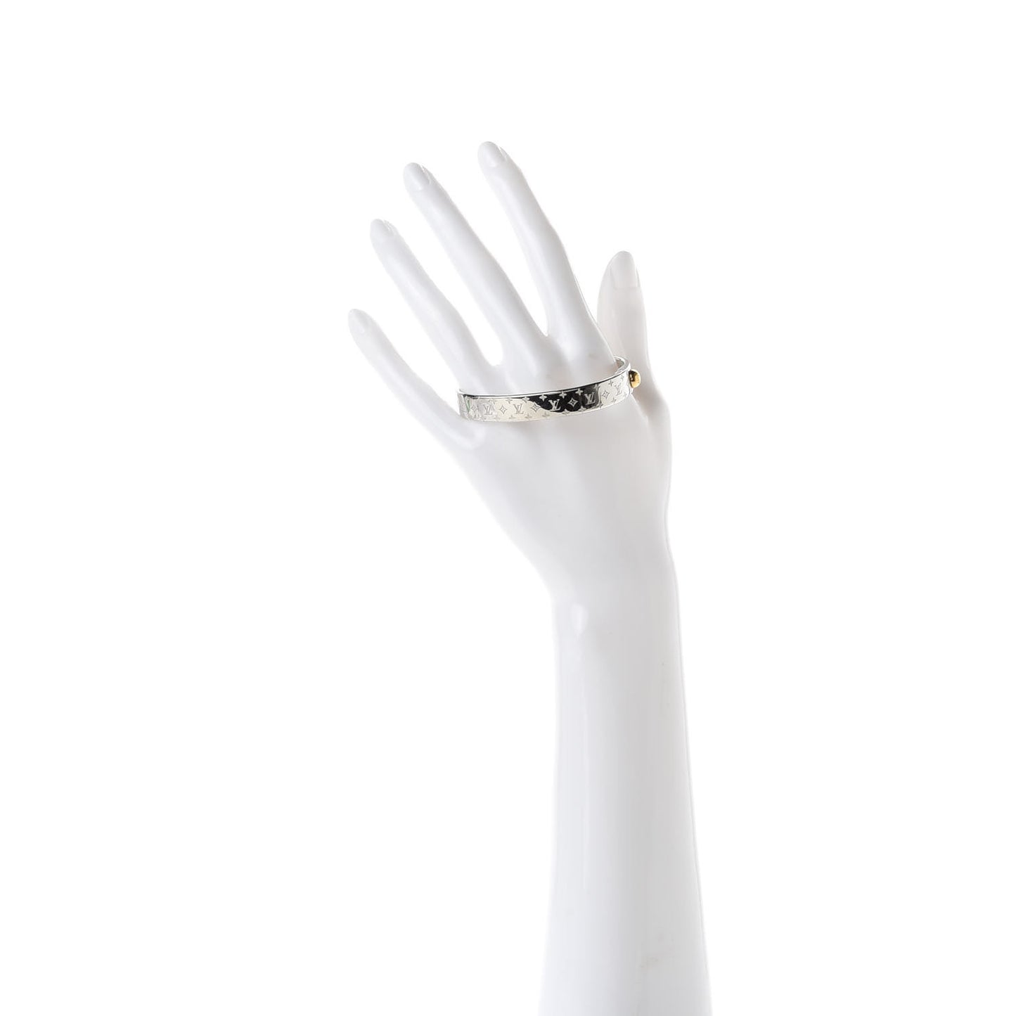 Palladium Monogram Nanogram Cuff S
