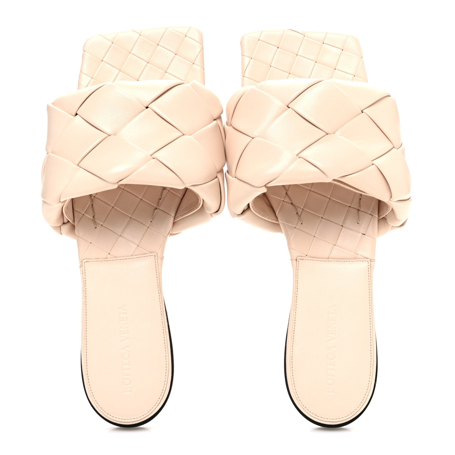 Bottega Veneta Nappa Maxi Intrecciato Lido Flat Sandals 40 Bandage 2 of 9