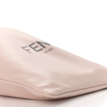 Fendi Soft Nappa Logo Small Drawstring Pouch Bag Rosa Quarzo Black 8 of 9