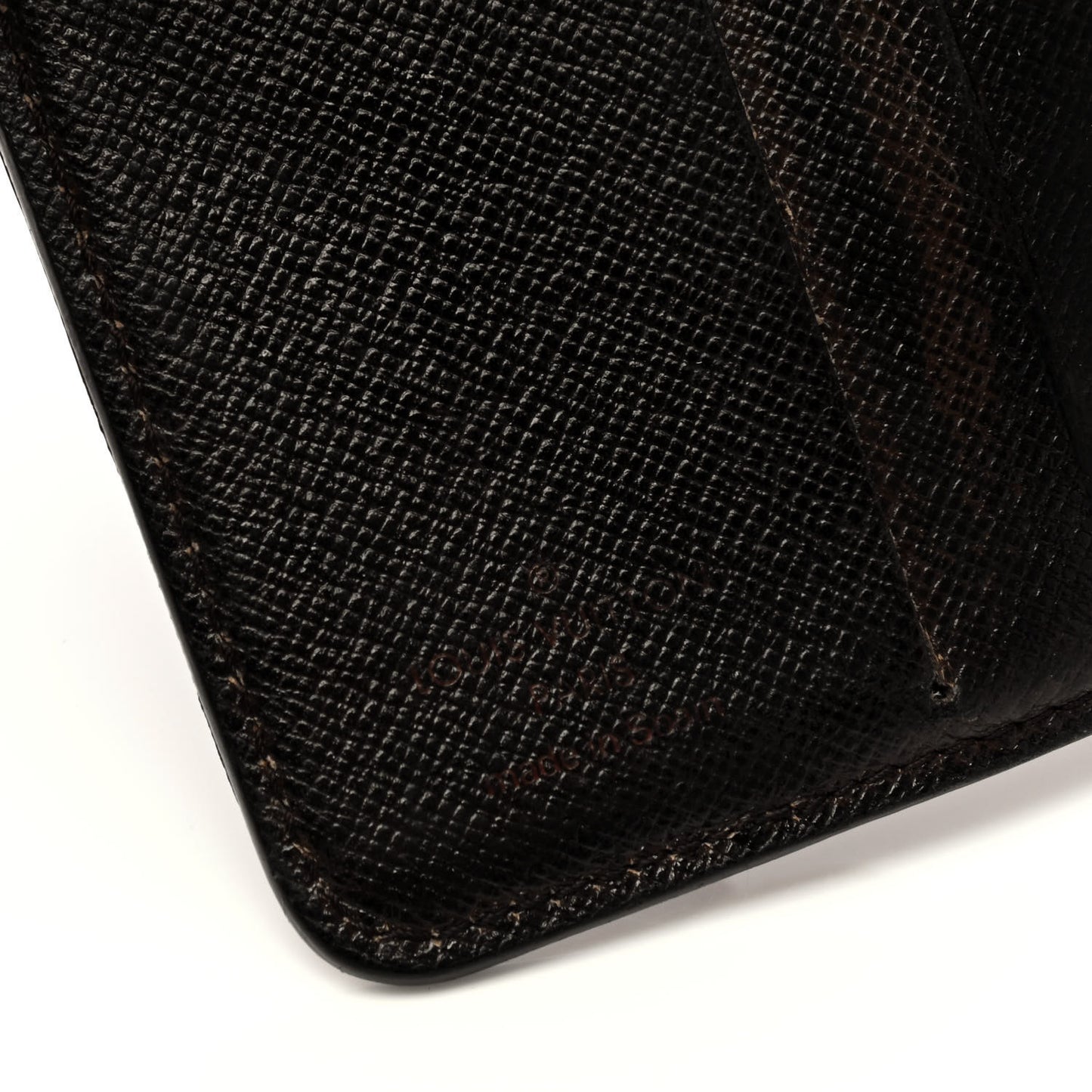 Damier Ebene Zippe Zipped Compact Wallet