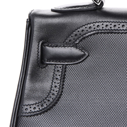Hermes Swift Grain d'H Ghillies Kelly 32 Black 26 of 36