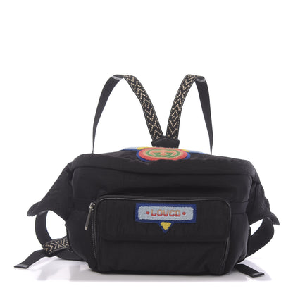 Gucci Nylon 80s Logo Patch Belt Bag Black 1 of 10
