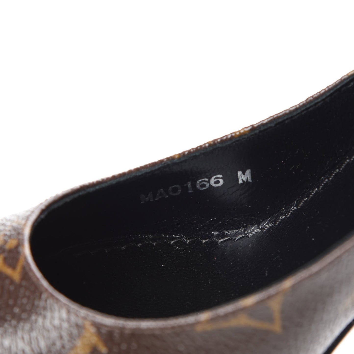 Patent Monogram Fetish Pump 36