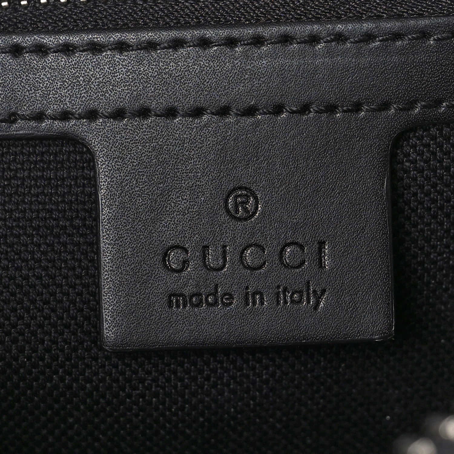 Gucci Soft GG Supreme Monogram Web Belt Bag Black Grey 6 of 9