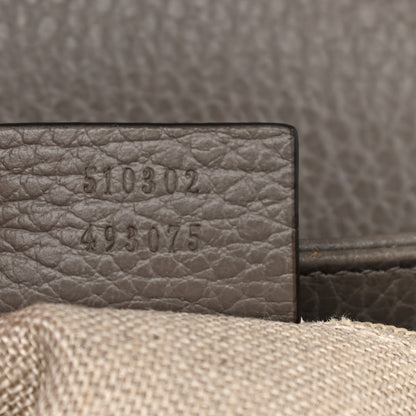 Gucci Dollar Calfskin Interlocking G Top Handle Shoulder Bag Loess 7 of 18