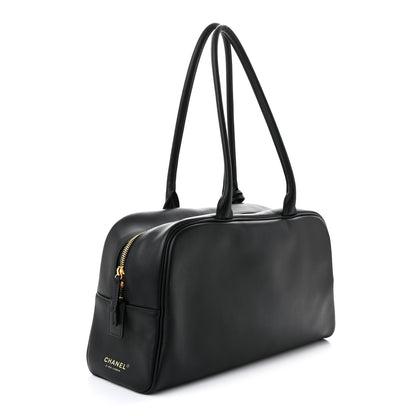 Chanel Calfskin Large Perfect Bowling Bag Black 3 of 10