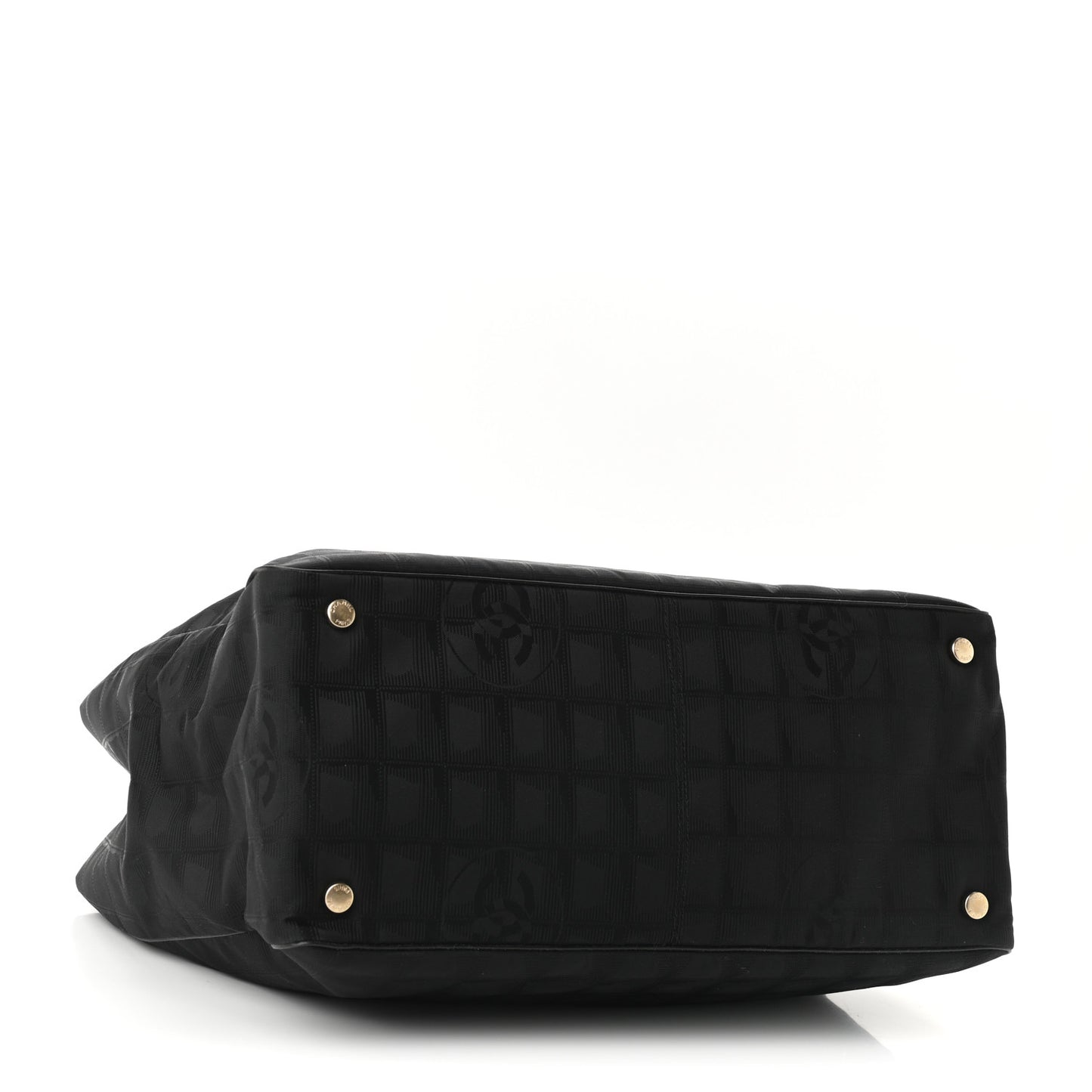 Nylon Medium Travel Tote Black