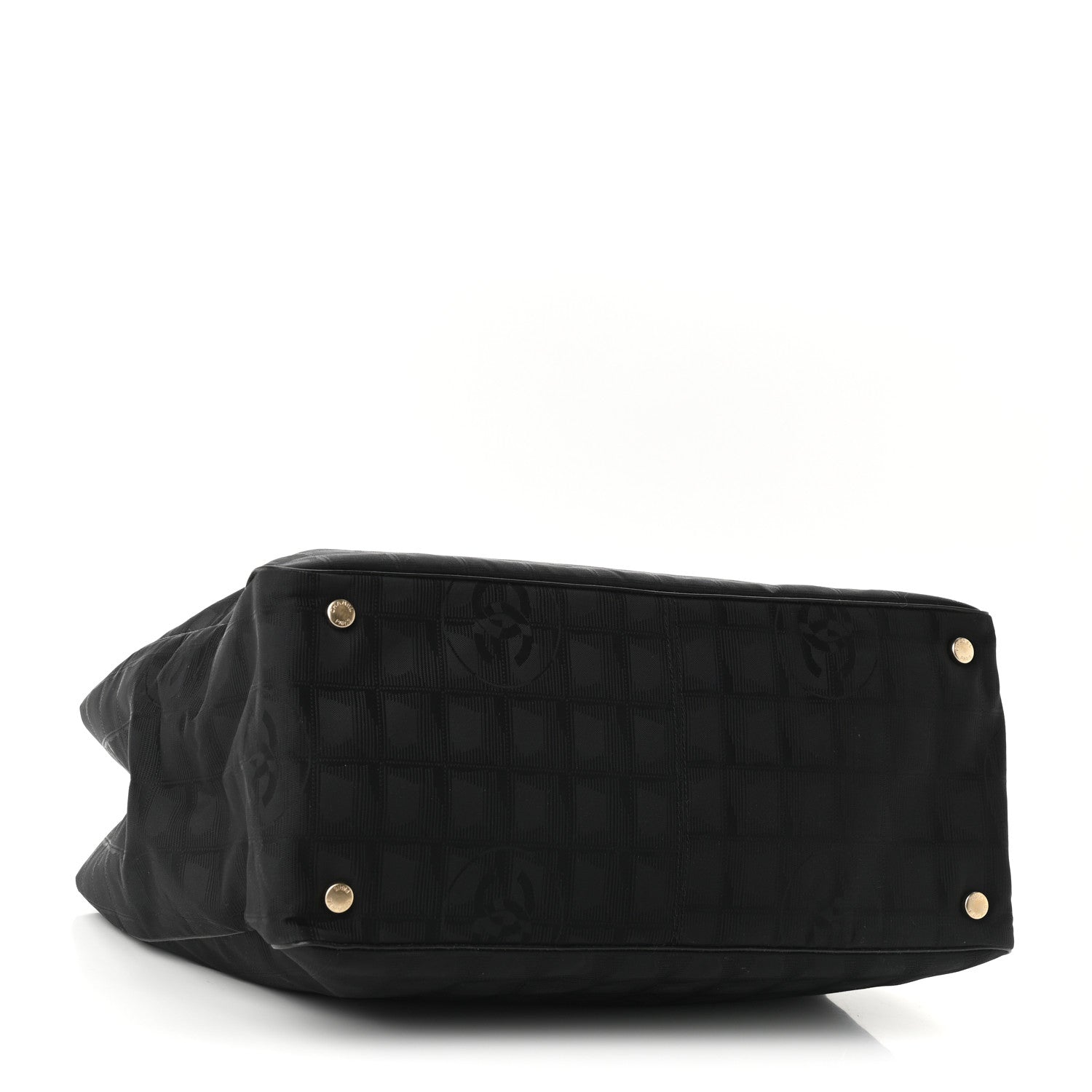 Chanel Nylon Medium Travel Tote Black 4 of 9