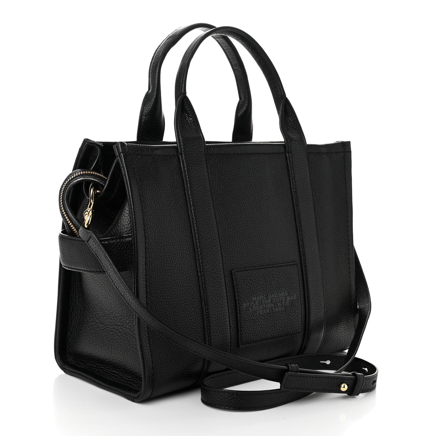 Grained Calfskin Medium The Tote Bag Black