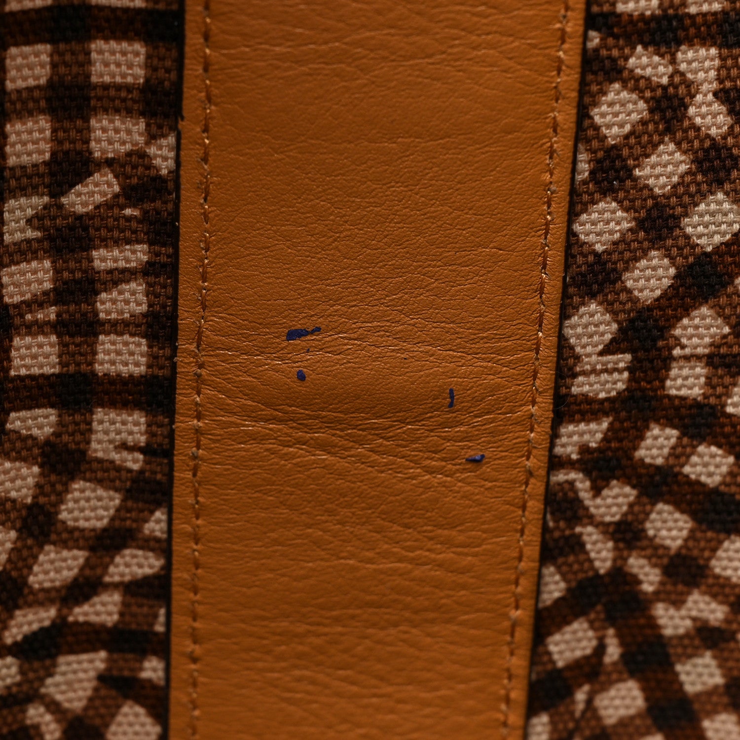 MCM Visetos Large Liz Reversible Shopper Tote Cognac 12 of 16