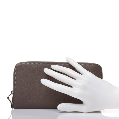 Hermes Chevre Mysore Azap Wallet Etoupe 2 of 15