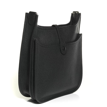 Hermes Taurillon Clemence Evelyne III PM Black 3 of 17