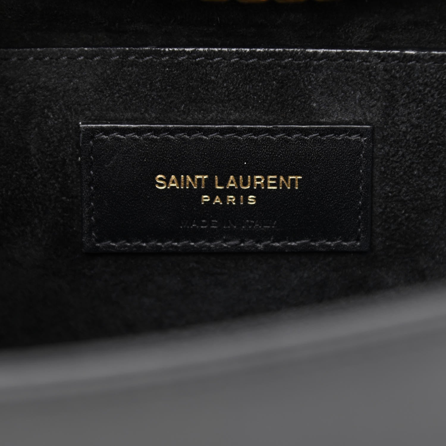 Saint Laurent Smooth Calfskin Medium Classic Monogram Kate Tassel Satchel Black 6 of 12