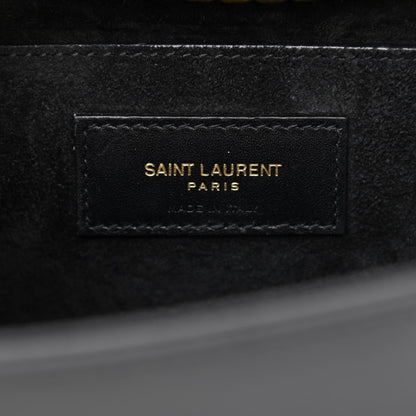 Saint Laurent Smooth Calfskin Medium Classic Monogram Kate Tassel Satchel Black 6 of 12