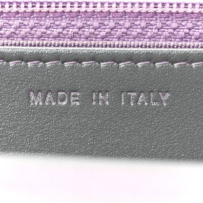 Chanel Iridescent Lambskin Quilted Reissue Wallet On Chain WOC Light Purple 7 of 9