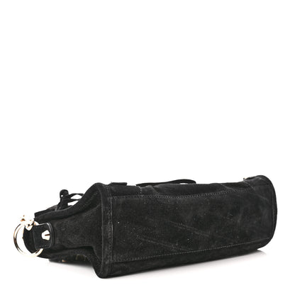 Balenciaga Baby Daim Suede Marble Hardware Mini City Black 4 of 11