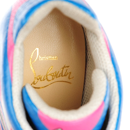 Christian Louboutin Kid Leather Jazz Calf Boltina 120 Lace Up Booties 35 Black Rose 7 of 8