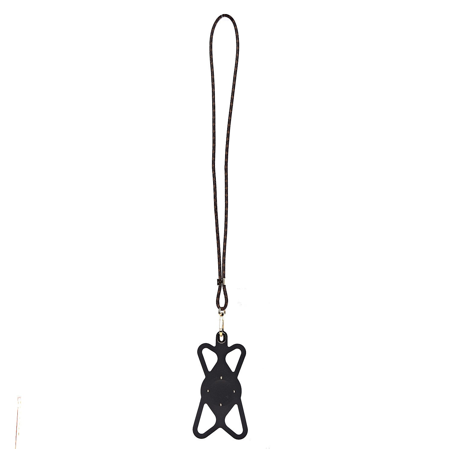 Louis Vuitton Monogram Silicone Louise Phone Holder Black 4 of 8