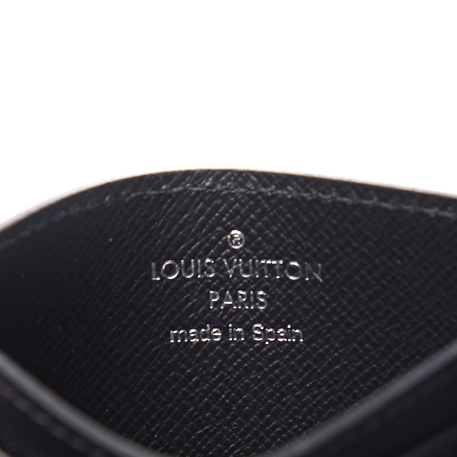 Louis Vuitton Epi Card Holder Black 5 of 6