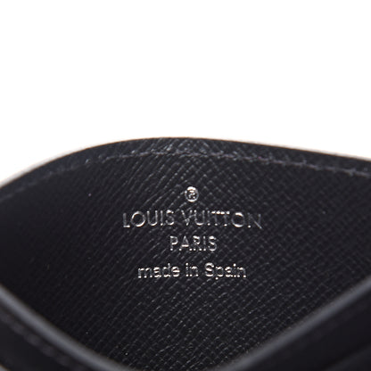 Louis Vuitton Epi Card Holder Black 5 of 6