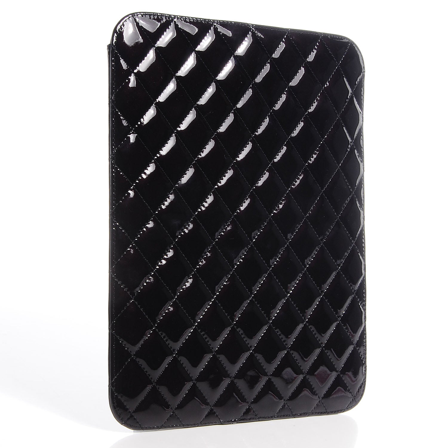 Chanel Patent Brilliant iPad Case Black 3 of 7