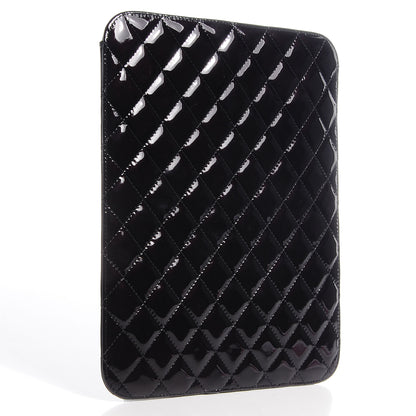 Chanel Patent Brilliant iPad Case Black 3 of 7