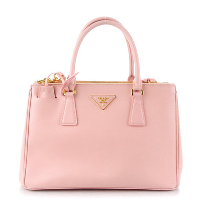 Prada Saffiano Small Galleria Double Zip Tote Orchidea 1 of 8