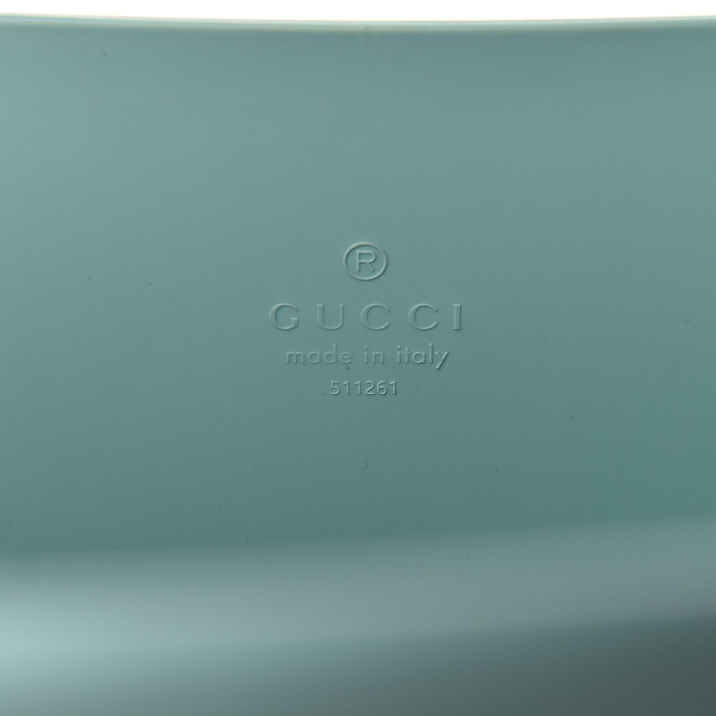 Rubber Oversized Logo Tote Teal